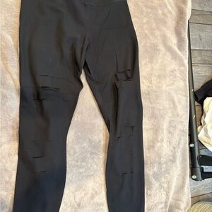 ALO Yoga Black Cutout Leggings